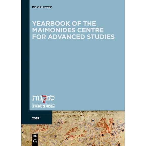 Monographien Und Texte Zur Nietzsche-For Yearbook of the Maimonides Centre for Advanced Studies. 2019, Book 69, (Paperback)
