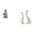 thumbnail image 1 of Estatua de Guan Yin,Estatua de Guan Yin para decoración del hogar.,Escultura de Kuanyin,figurita,decoración china,regalos,Figura de gato,Esculturas de pareja de gatos Figura de gato decorativa, 1 of 8