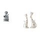 thumbnail image 1 of Figura de pareja de gatos Guan Yin, escultura de Buda Feng Shui, regalo de boda para centro de mesa de comedor interior, artesanías coleccionables, 1 of 8