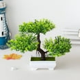 thumbnail image 5 of Artificial Plant Bonsai Potted Simulation Pine Tree Office Room Table Decoration, 5 of 9
