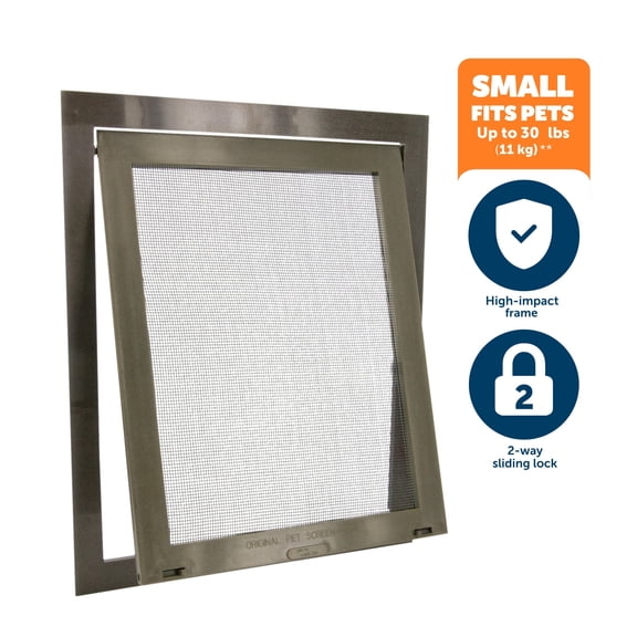 PetSafe Pet Screen Door - Dog and Cat Flap for Screen Door, Window, Storm Door and Porch Use
