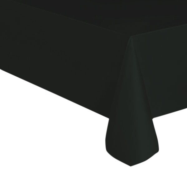 54 X 108 Black Heavy Duty Table Cover by Paper Mart