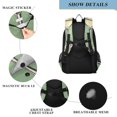 thumbnail image 4 of FORMRS Unisex School Backpack 17" Student Travel Bag with Laptop Compartment, Lemon Juice, 4 of 7