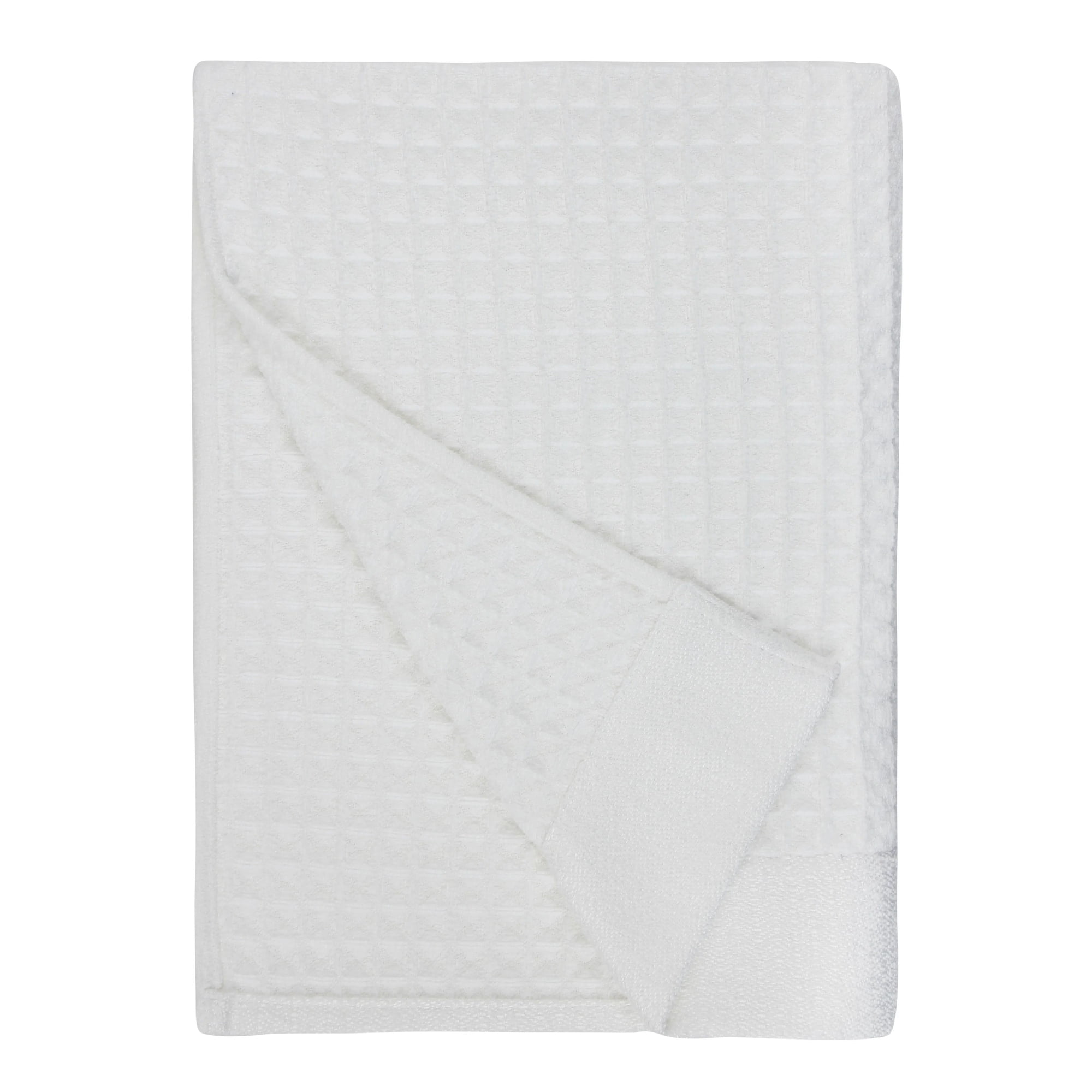 Fabreware FBT-007-W-2 Bright White Microfiber Bath Towel -2pc