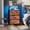 Rustic Brown, variant on Satifur Chest of Drawers with Charging Station,LED Nightstand with 4 Fabric Storage Drawers, Rustic Brown