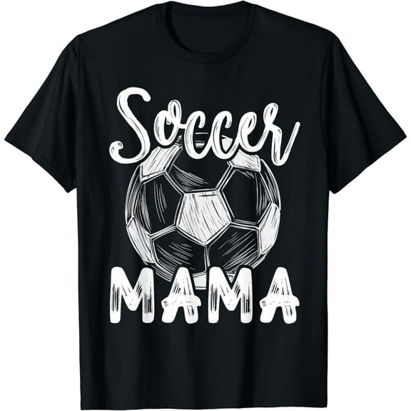 Soccer Mama Women Family Matching Team Player Soccer Ball T-Shirt