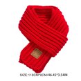 thumbnail image 4 of Yuarrent Bufanda pequeña para bebé, bufandas tejidas de hilo grueso para recién nacidos, silenciador de buena elasticidad, pañuelo infantil a Suministros térmicos Rojo brillante Yuarrent HA059252-12, 4 of 6