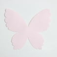 thumbnail image 4 of 100 piezas de piezas de mariposa de taladro satinado recortadas para decoración de ropa artesanal DIY 55 mm, 4 of 9