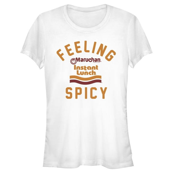 Junior's Maruchan Feeling Spicy  Graphic Tee White X Large