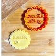 thumbnail image 3 of Bovemsi 50 % de Rabais! Moules à Popsicles Moules à Biscuits avec Bons Vœux, Emporte-Pièces Design Premium, 3 of 4