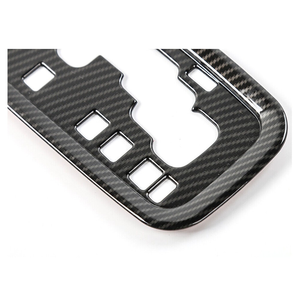 KAIHUIXING Carbon Fiber Gear Shift Panel Decor Cover Trim Frame Front 1 Pieces/Set for Jeep for Wrangler 2007-2018 for Wrangler JK 2018 CFGSPDCTFF2JWJ