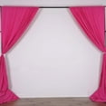 thumbnail image 2 of Efavormart 2 Pack | Fuchsia Fire Retardant Scuba Polyester Curtain Panel Backdrops Wrinkle Free With Rod Pockets - 10ftx10ft, 2 of 10