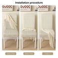 thumbnail image 5 of Oiur Chair Cover Color Banquet Chair Wear Resistant Super Soft Non-Fading Solid Slipcover Stretch Wedding Chair Protector, 5 of 13