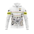 thumbnail image 3 of Sudadera con capucha y cremallera 2024 Penrith Panthers Media Jersey - Gris, 3 of 5