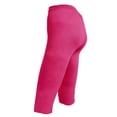thumbnail image 5 of Women's Casual Pants Leggings For Women Plus Size High Waisted Yoga Cropped Trousers 2025 Summer Gym Pants,Pink Women's Casual Pants M, 5 of 7