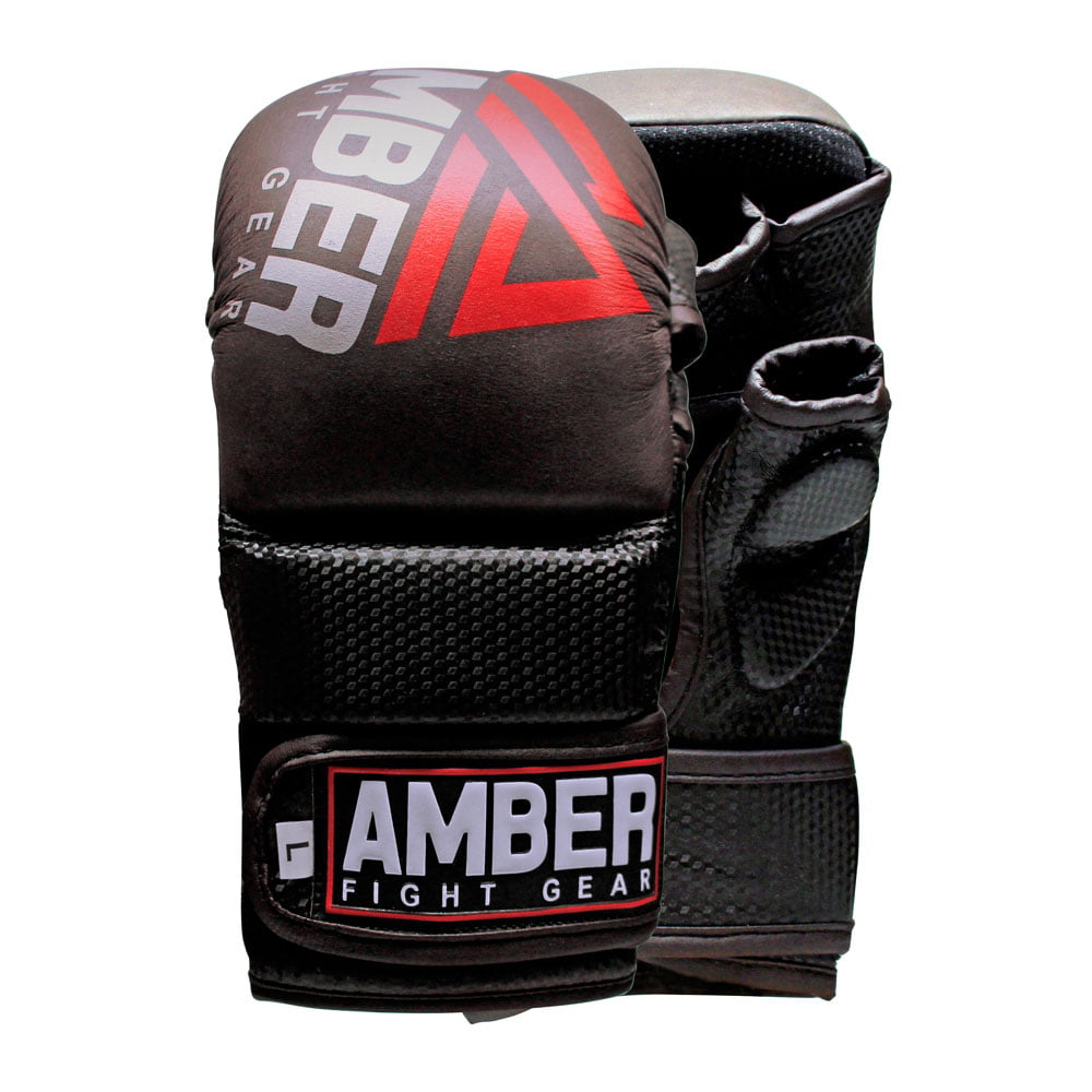 MMA Sparring Hybrid Bag gloves Pro Grappling Punching Cage Fight UFC Mitts 