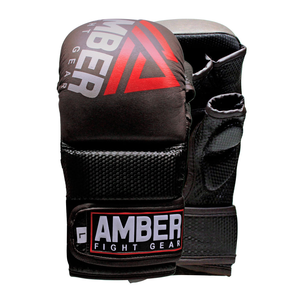 RDX MMA Handschoenen voor Grappling Martial Arts Training, D. Cut Open Palm Maya Hide Lederen Sparring Mitts, Perfect voor Kooi Vechten, Volwassenen en Kinderen Combat Sport, Bokszak, Muay Thai en