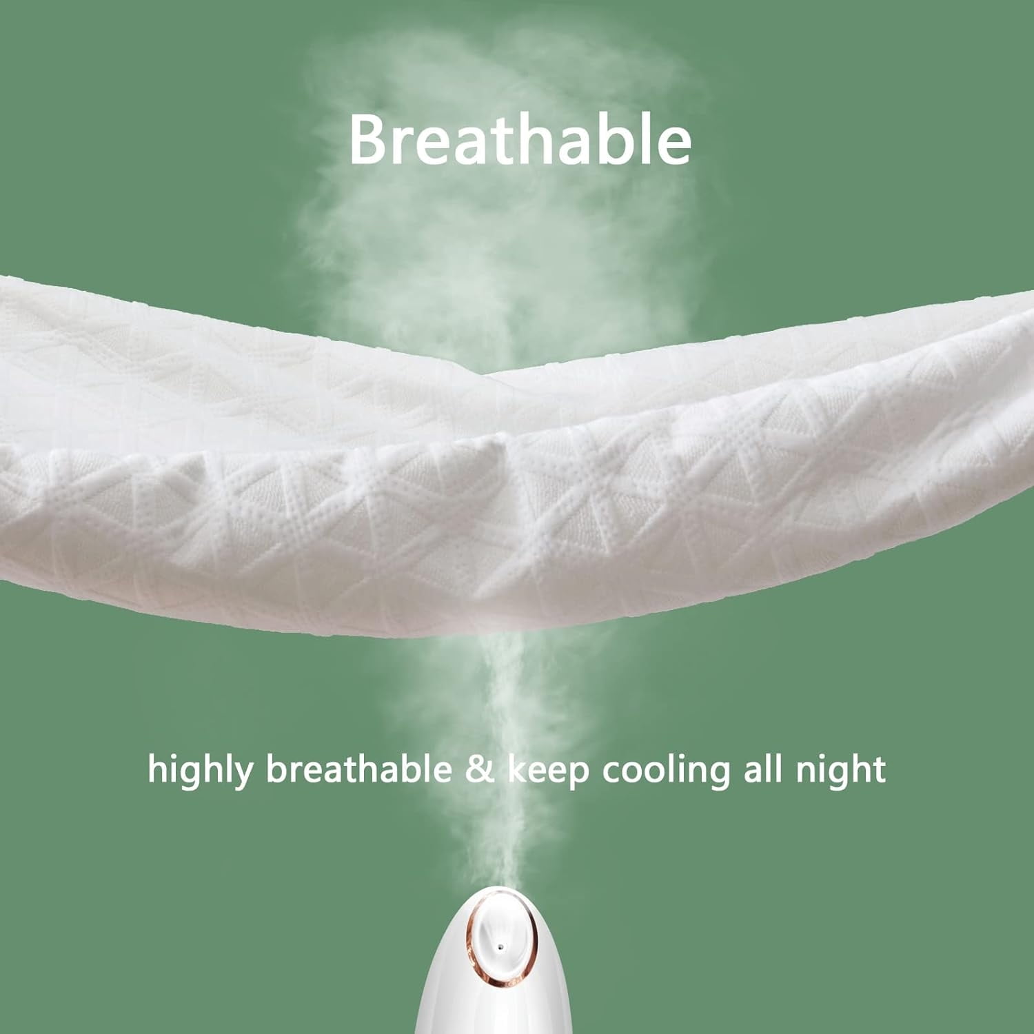 BabyGuard Twin XL Size Waterproof Mattress Protector Viscose Made from Bamboo Cooling Mattress Pad Cover Breathable Soft 3D Air Fabric Noiseless Washable Fitted Sheet with Deep Pocket Up to 21"