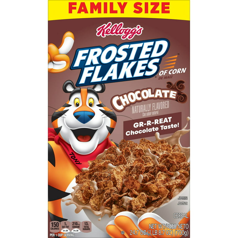 Kellogg's Corn Flakes Original Cold Breakfast Cereal, 36 oz, 2 Count