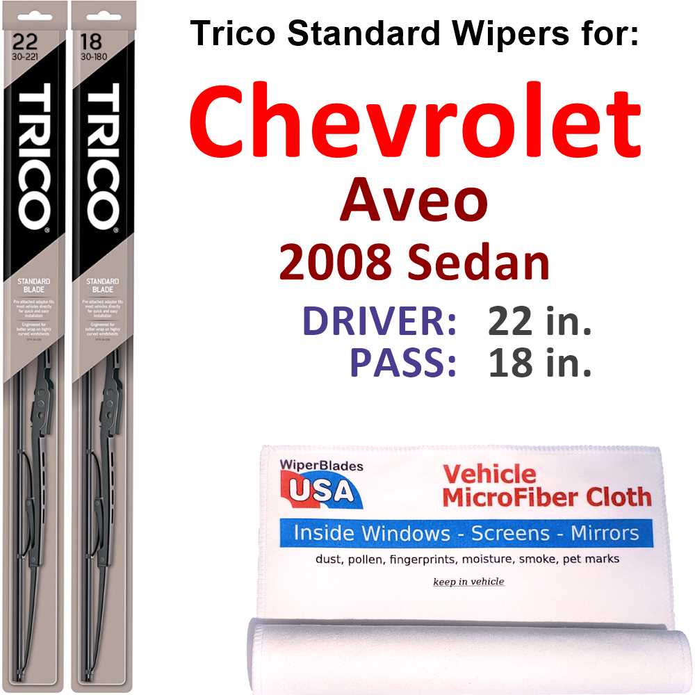 2008 Chevrolet Aveo Wiper Blades (Set of 2)