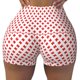 thumbnail image 2 of Fotbe Red Cross Shorts Sin Costuras – Shorts Deportivos de Cintura Alta para Mujer, Elásticos para Gimnasio, Yoga, Running o Ciclismo-Small, 2 of 8