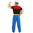 thumbnail image 4 of Fun World Popeye Men's Halloween Fancy-Dress Costume for Adult, S, 4 of 7