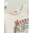 thumbnail image 5 of Wassery Baby Girls Christmas Rompers Tops Infant Girl Loose Jumpsuit Long Sleeve Letter Print Pullovers Bodysuits 3M 6M 12M 18M 24M Newborn Fall Casual Clothes, 5 of 7