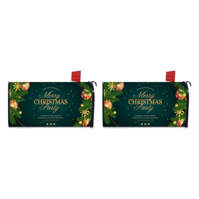 maskred Bright And Warm Decoration Brighten Up Mailbox Spring-inspired Cover Standard YTYH2309085 2Set