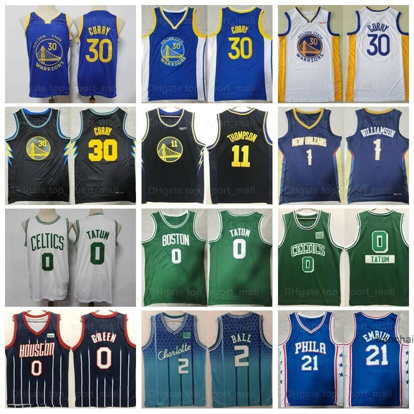 NBA_ Man 75th Anniversary Diamond Basketball Stephen Curry Jersey 30 Klay  11 Thompson Joel Embiid 21 LaMelo Ball 2 Jalen Gree''nba''jerseys 