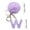 W#1723, variant on Purple Velvet Letter Keychain Pendant – 26 Initials Available, Soft Plush Ball Charm for Backpack Accessory or Personalized Holiday Gift, 1 Piece