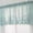 Blue, variant on Vintage Lace Cafe Curtain Panel for Kitchen, Country Rustic Floral Embroidered Sheer Lace Valance Curtain 18 Inch Length for Small Windows, 1 Panel