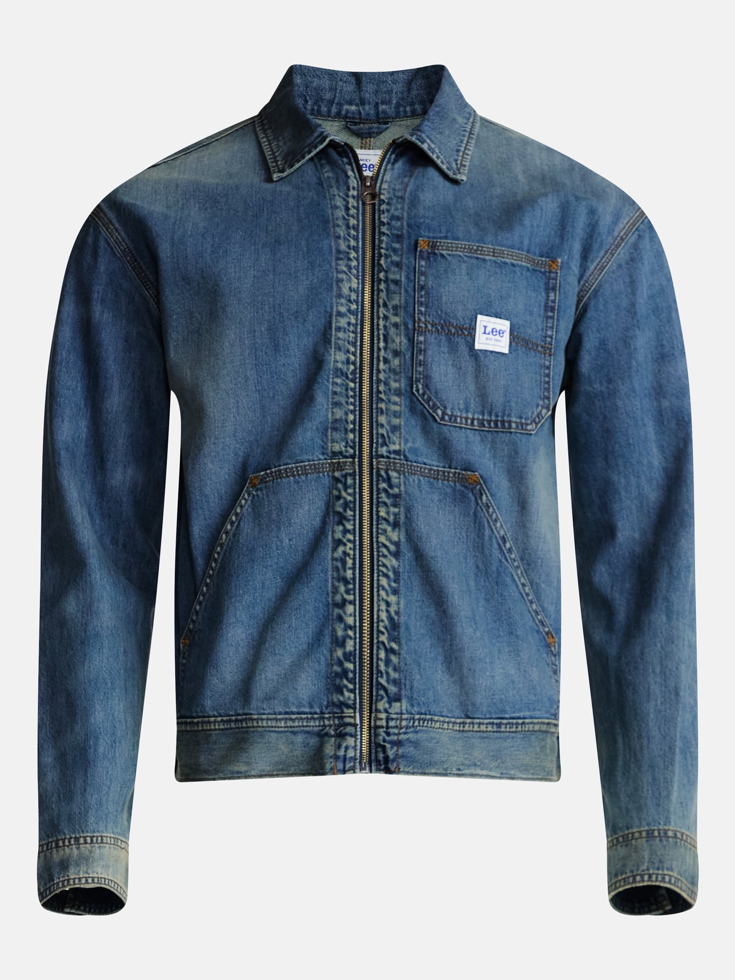 Kacey Lee Men's Denim Workwear Jacket, Sizes S-2XL