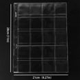thumbnail image 6 of BUZIFU Clear 20 Pocket Coin Pocket Pages, 10 Pack, 6 of 6