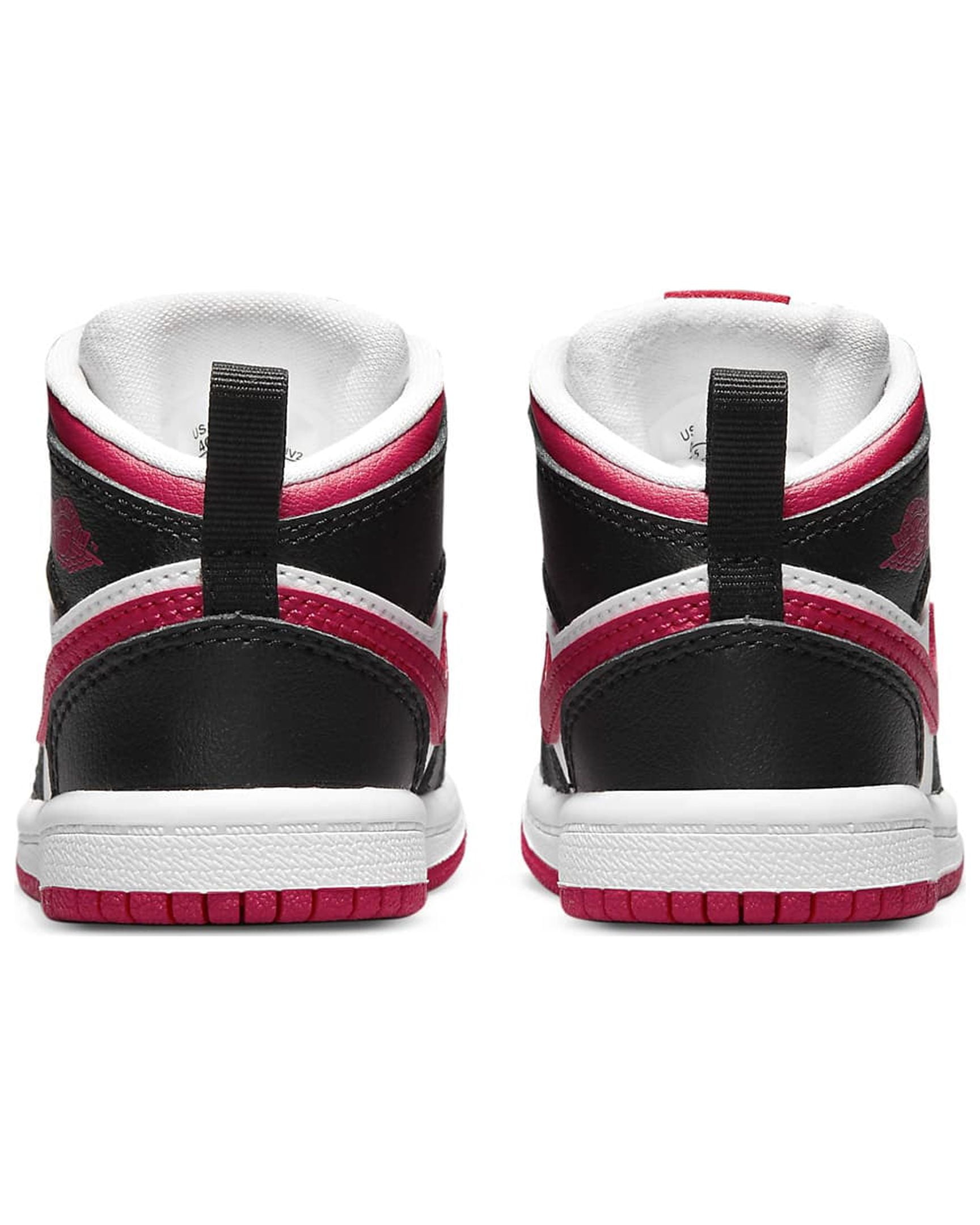 jordan 1 black very berry white