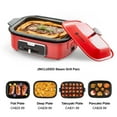 thumbnail image 4 of Electric Grill, griddle SET Multi-function Cooker 1200w Smokeless With 5 Interchangeable Nonstick Pans, 4 of 4