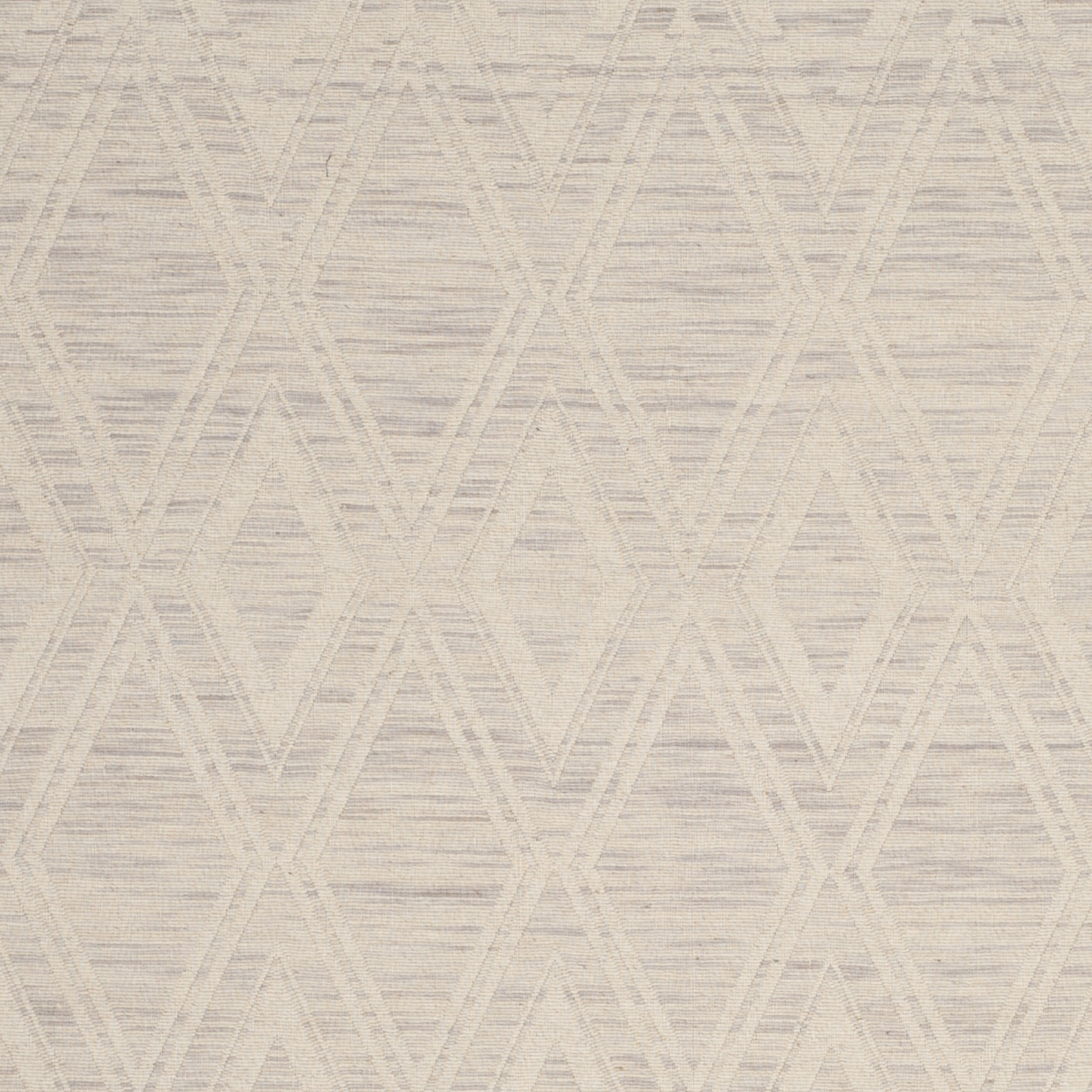 SAFAVIEH Marbella Alicia Geometric Diamonds Wool Area Rug, Silver/Ivory, 10' x 14'