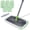 Green-15.7"*7.8", variant on Red 18"*4.8" Microfiber Floor Mop for Home Kitchen Office Cleaning