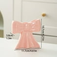 thumbnail image 4 of Vintage Ceramic Bow Candle Holder, Elegant Bowknot Candlestick, Decorative Candle Stand for Home Decor, Perfect for Wedding Centerpieces, Party Table Accents, Ceramic Holder for Seasonal Displays, 4 of 7