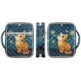thumbnail image 2 of ZUXONGSY Starry Night Cat Print Elegant Quilted Bible Tote for Women - Large Carrying Case with Zipper Closure & Sturdy Handles, Gift for Bible Study & ChuZU, 2 of 7