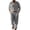 Grey, variant on Glisme Mens 2 Piece Sets Summer Outfits Linen Suit Set Breathable Comfortable Casual Formal Long Sleeve Trousers Outfit Durable Matching Set Khaki