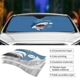 thumbnail image 3 of Yiaed Great White Shark Print Car Windshield Sunshade Front Auto Car Front Window Sun Shade Foldable Sun Visor Shield Cover Auto Accessories for Sedan SUV Truck-Medium, 3 of 5