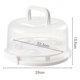 thumbnail image 2 of Cake Transport Box with Lid and Handle Cake Box Cup Cake Container with Handle Cake Transport Conta, 2 of 5