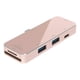 thumbnail image 1 of Adaptador HUB USB-C 6 En 1 HDMI Usb Tarjeta Sd Para Macbook Rosa., 1 of 5