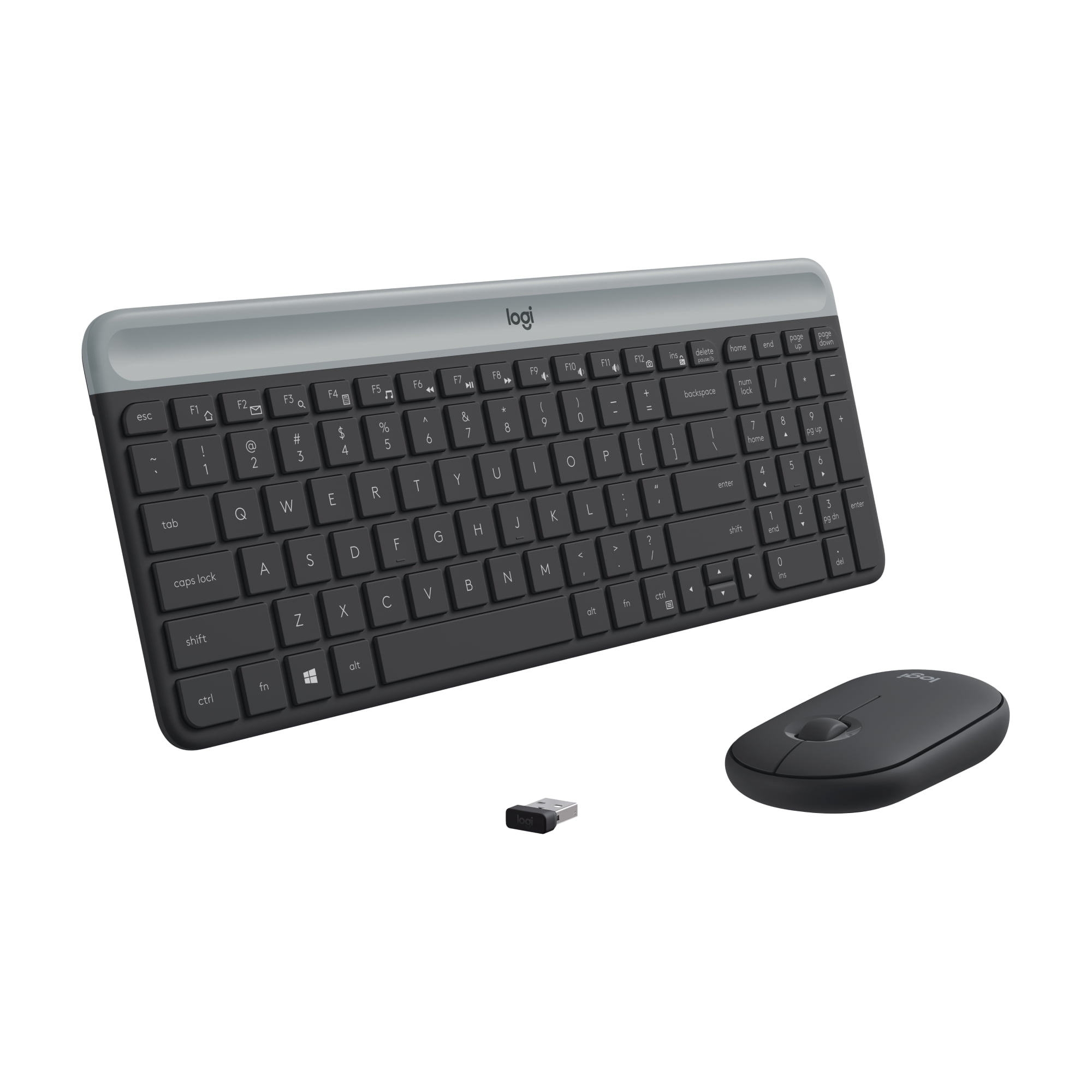 Mpow Wireless Keyboard and Mouse Combo Ultra-Thin Chiclet Keyboard and Mute Mouse 2.4GHz 26ft Wireless Connection with USB Receiver for PC Desktop Computer Laptop Mac Tablet Black 