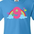 thumbnail image 4 of Inktastic 9th Birthday Rainbow 9 Year Old Youth T-Shirt, 4 of 5