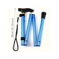thumbnail image 4 of 4-Section Foldable Ultra-Light Adjustable Trekking Pole, Retractable Walking Stick with Anti-Slip Rubber Tip, for Hiking & Elderly Black, 4 of 5