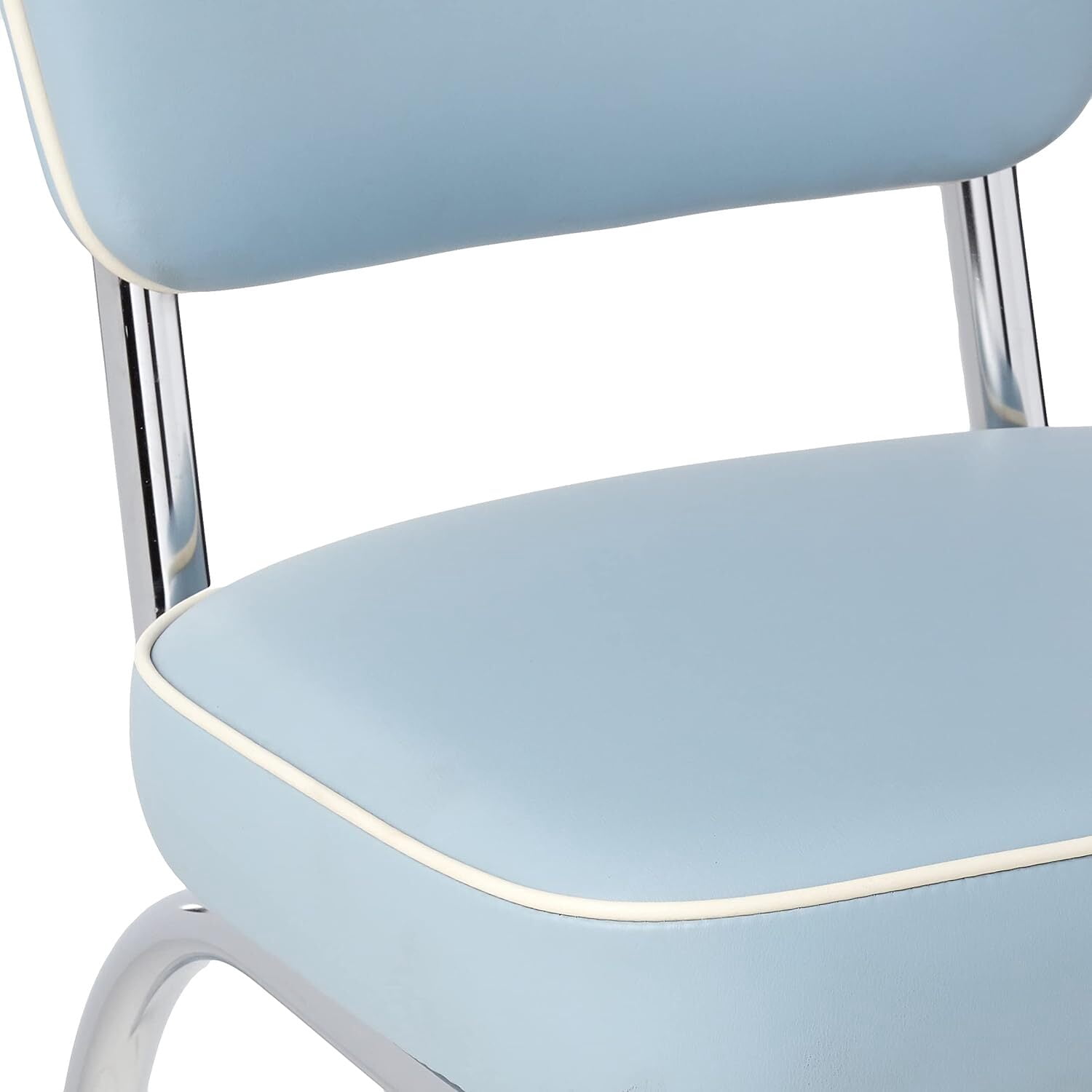 Richardson Seating Diner Chair with 2" Box Seat-Color:Bristol Blue