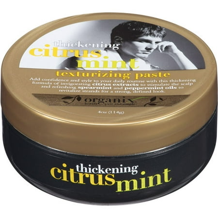 Organix Citrus Mint Texturizing Paste, 4oz