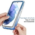 thumbnail image 3 of Mantto Samsung S21 Plus Case, Full Body Clear Protection Case PC Bumper & Rubber TPU Front & Back 360 Full CoverGradient Bumper Frame Rubber Phone Case for Samsung Galaxy S21 Plus - Blue, 3 of 8