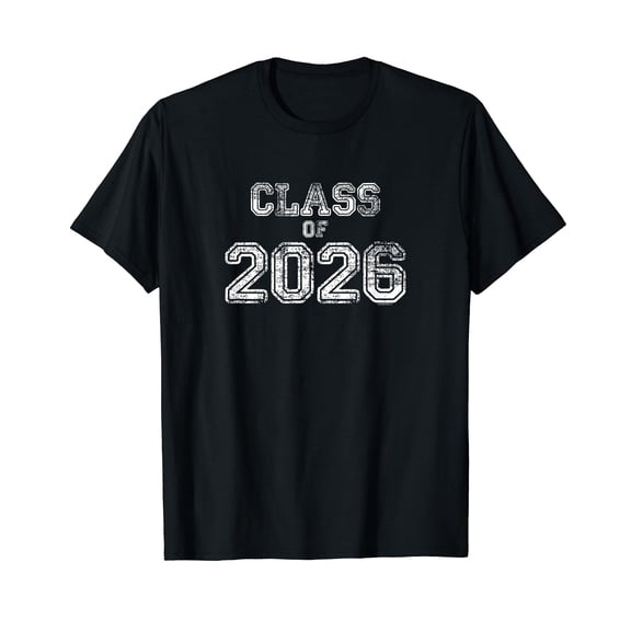 Class of 2026 | Senior 2026 Graduation Vintage School Spirit T-Shirt
